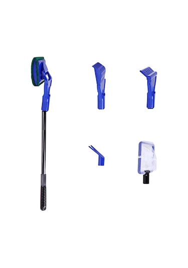 Youmex Akvaryum Temizlik Aleti Seti 5'li: Ağ, Tırpan, Fırça, Alje Tarayıcı Ve Çim Kırpıcı - Plastik Malzeme