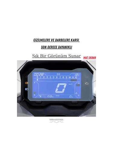 Rks Freccia 2022-2024 Dijital Gösterge Uyumlu Mat Ekran Koruyucu