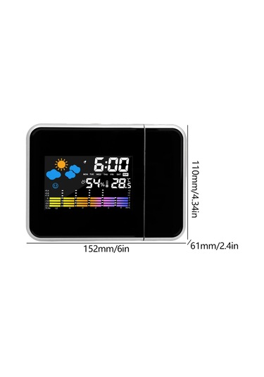 Çalar Saat Gece Arka İşık İle Ev Oturma Odası Yatak Odası İçin