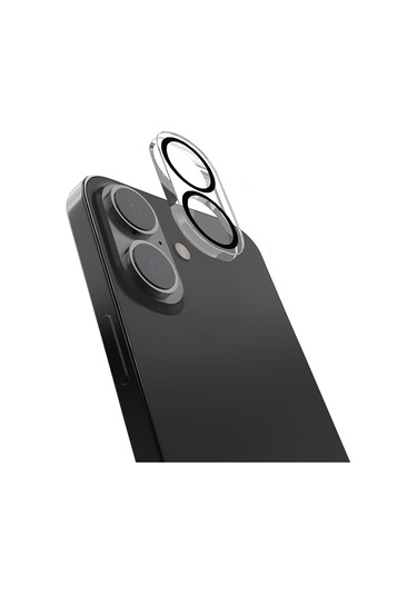 İphone Uyumlu 16 Raptic Glass Serisi Kamera Lens Koruyucu Şeffaf