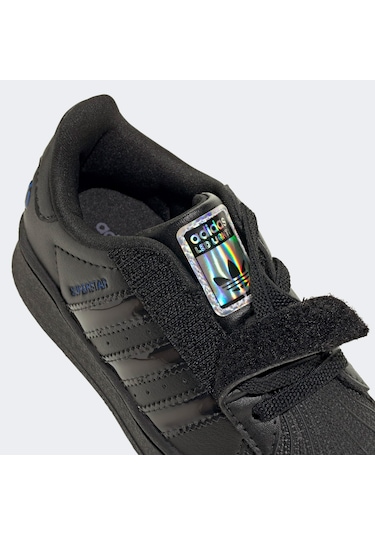 Adidas Superstar Led Lıghts Cf El I Çocuk Siyah Spor Ayakkabı Js1295 Siyah