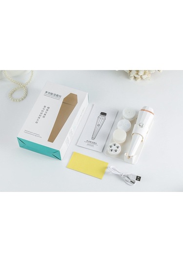 Sones Çok Fonksiyonlu Yüz Temizleme Makinesi Güzellik Masajı Silikon Yüz Temizleme Makinesi Yeşil