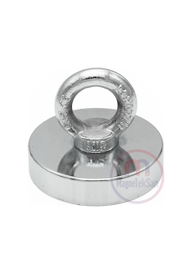 Ø90 Mm Neodimyum Deniz Mıknatısı - 200 Kg Taşıma Gücü