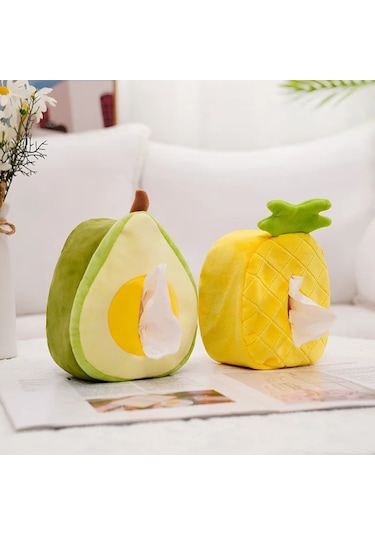C-meyve Yaratıcı Kumaş Doku Pompalama Ev Yatak Odası Araba Doku Kutusu Karpuz Avokado