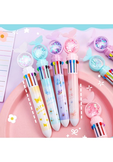 6 Lı Çift Uçlu Fosforlu Kalem Kaiyi