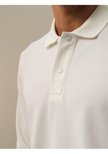 Beyaz Slim Fit Basic Polo Tişört 502056 Beyaz