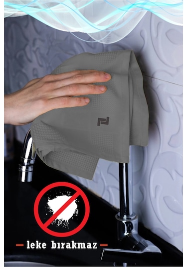 Qurry Sihirli Mikrofiber İz Bırakmaz Temizlik Bezi 6'lı 35 x 60 CM