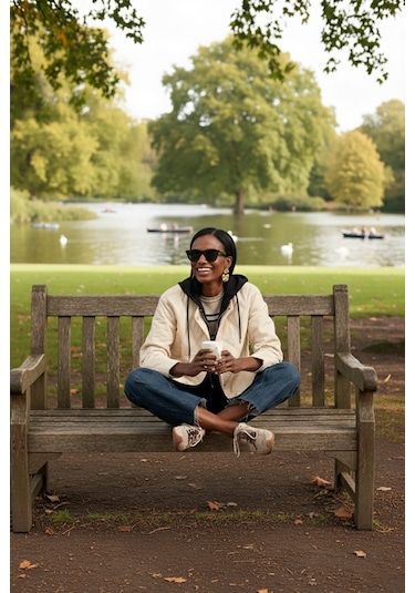 Bej Çıkarılabilir Kapüşonlu Kapitone Mont 5841 Bej