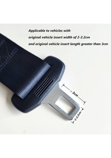 Suofeng 17,5 Cm Otomobil Emniyet Kemer Kilitli Soketi - Kamyon, Otobüs İçin Evrensel Taban - 2-2,2 Cm Genişliğinde Çıkrak Uyumlu - Gri