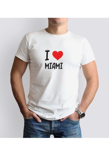 Bk Gift I Love Muğla Tasarımlı Erkek Yuvarlak Yaka Tişört-1