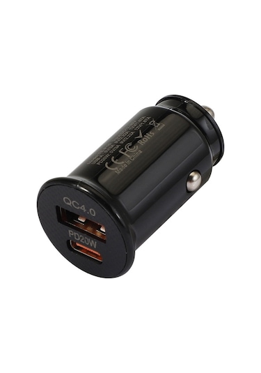 Ally Te-p10 Usb ve Type-c Çıkışlı Araç İçi Çakmaklık Hızlı Şarj