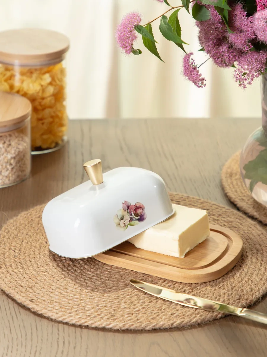 Agness Tereyağı Ve Peyniri İçin Kapaklı Sosluk 239386840 Beyaz