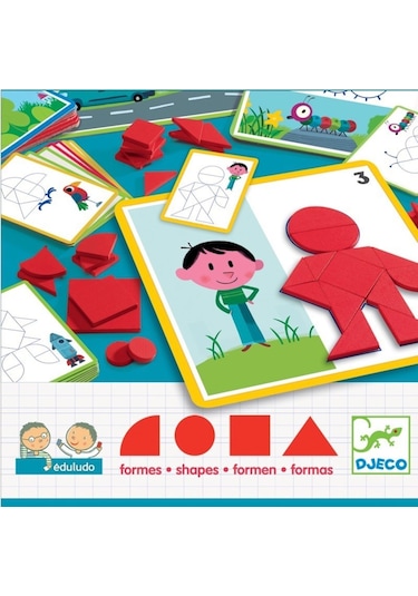 Djeco Beceri Oyunları / Eduludo  Shapes