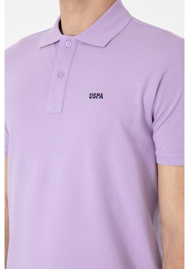 U.S. Polo Assn. Erkek Regular Fit Polo Yaka Lila Basic Tişört 50306007-VR034 U.S. Polo Assn. Erkek Regular Fit Polo Yaka Lila Basic Tişört 50306007-VR034
