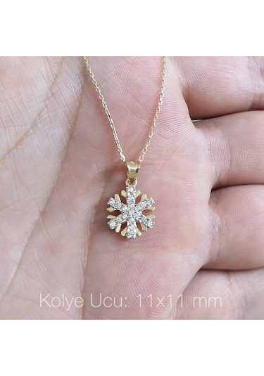 Kar Tanesi Altın Kolye Ucu As1435Gkl Altınsepeti