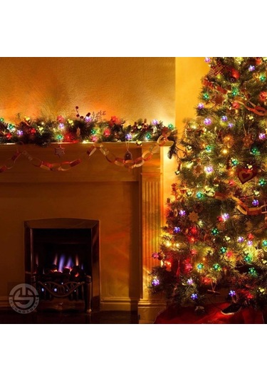 Technosmart 30 Ledli Solar Çiçekli Rgb Bayçe Aydınlatma Dekorasyo Çok Renkli