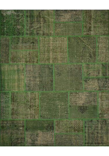 Patchwork El Dokuma Anadolu Halısı – Spring (425347450) Gri