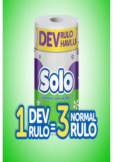 Solo Dev Havlu 6 Rulo Dev Havlu