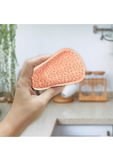 Şarap Kırmızısı Desenli Silikon Bardak Altlığı Isı Yalıtımlı Yeniden Kullanılabilir Vintage Yuvarlak Soft Bardak Altlığı Kırmızı