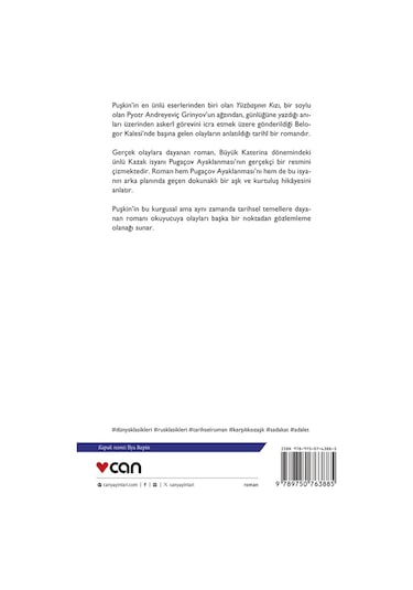 Yüzbaşının Kızı 9789750763885