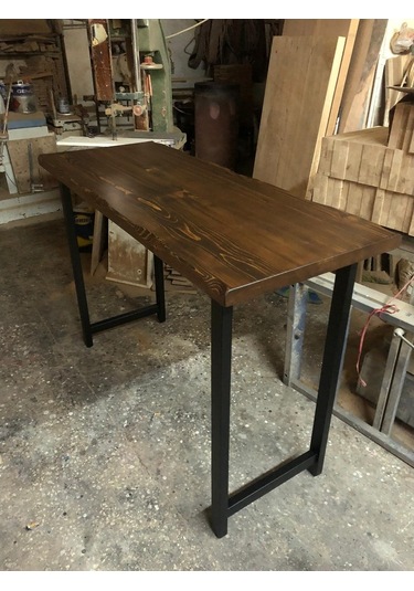 Bintaşmobilya Kütük Ağaç Bar Masası (417036063)