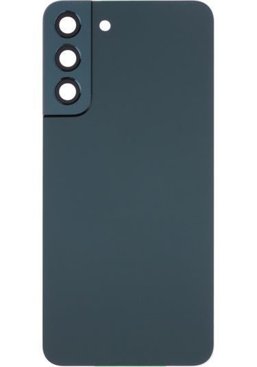 Samsung Galaxy Uyumlu S22 5g Sm-s906b İçin Kamera Lens Kapaklı Arka Kapak Yeşil Yeşil