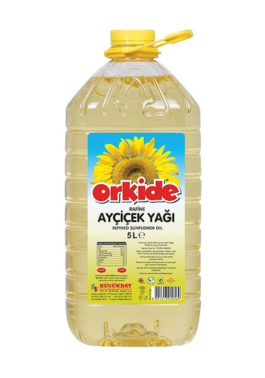 ORKİDE AYÇİÇEKYAĞI 5 LT PET ŞİŞE