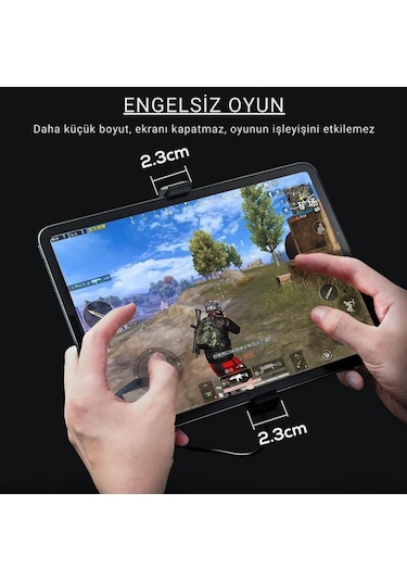 Polham Rgb Işıklı Isı Göstergeli Tablet Ve Telefon Uyumlu 7000rpm Ultra Güçlü Soğutucu Fan, Ultra Sessiz