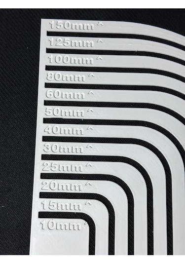 Çizim Köşe Yuvarlama Cetveli Punch,kırkyama,mefruşat Yuvarlak Köş Beyaz