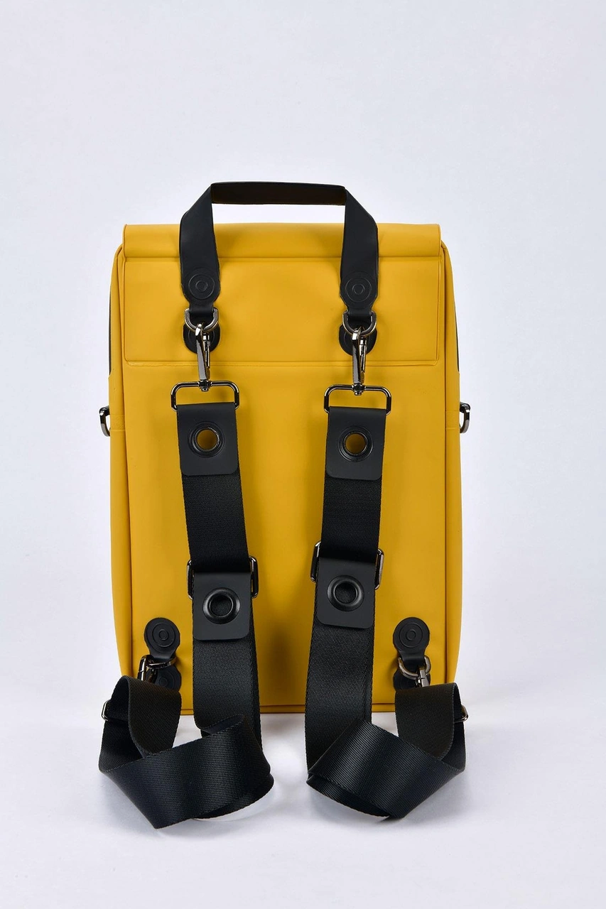 Mustard Hardal Dock Structured Sırt Çantası Çok Renkli