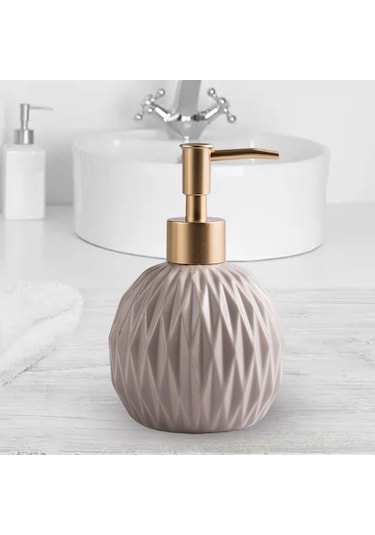 Suntek Seramik Sabunluk Ev Otel Tedarik Duş Şampuanı Bej Için