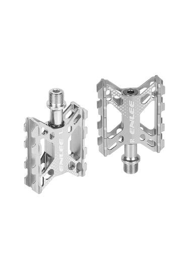 Enlee-katlanır Bisiklet Pedallar Alüminyum Alaşım Düz Bisiklet Y16574s