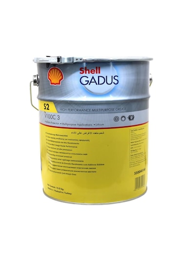 Shell Gadus S2 V100C 3 Mükemmel Yağlama Rulman Gresi 15 KG