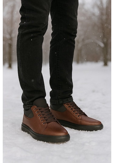 Growish Gre0136-2 Hakiki Floter Deri Kaydırmaz Koku Yapmaz Bilekten Streçli Üst Kalite Yarım Bot Kahverengi Growish Gre0136-2 Hakiki Floter Deri Kaydırmaz Koku Yapmaz Bilekten Streçli Üst Kalite Yarım Bot Kahverengi