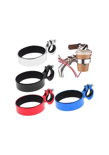 Maoyaya Alüminyum Bisiklet Bardaklık Süt Çay Kahve Siyah, Pratik Tasarım Siyah