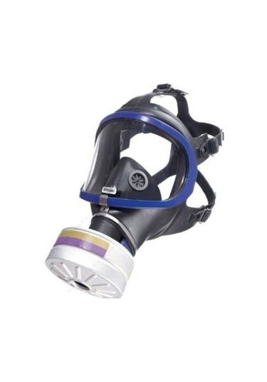 X-plore 6300 Tek Filtreli Tam Yüz Gaz Maskesi + Rd40 A2b2e2k1 Filtresi