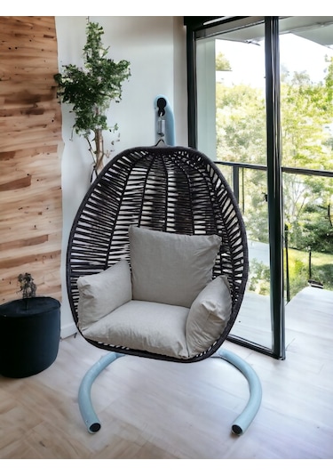 İstanbulmob Bahçe Balkon Salıncak Antrasit