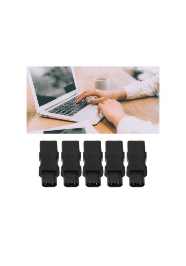 Kangvka 5 Adet Iec320 C8-c13 Güç Dönüştürücü, 2500w 10a, Pvc Kasa, Pdu, Laptop, Ups, Sunucu Odaları İçin Jd-38