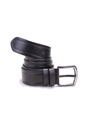 Dagoster DMK26-454 Siyah 4.5 CM Suni Deri Erkek Kemer Siyah
