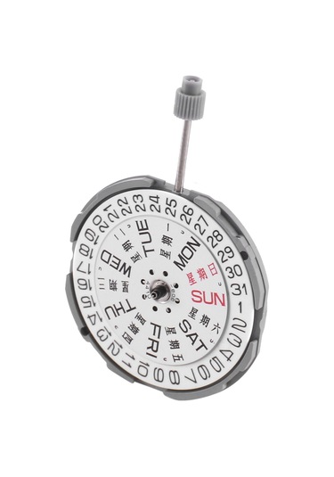 Xurunkeji Miyota Gm02 Gm00 Hareketi İçin 065-543 Gövdeli 3 İbreli Tarih 3 Metal Kuvars Saat Hareketi Yedek Parçaları Siyah