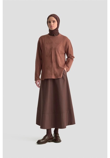 Armine Desenli Kazak 25kd7010 Gül Kurusu Gül Kurusu