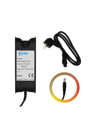 Dell Notebook Laptop Adaptörü 19,5v 3.34a 65w 7.4x5.0 Mm Notebook Adaptör