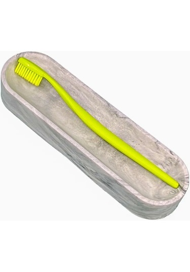 Betonmall Marble Seri Diş Fırçalık Gri