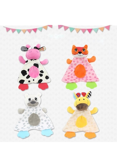 Dolıty Bebek Hayvan Yumuşak Peluş Bb El Çıngıraklı Geyik Geyik Çok Renkli