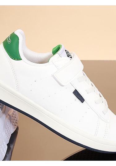 Kidessa 1709 Anatomik Tabanlı Unisex Çocuk Sneakers Gün Beyaz Yeşil