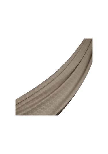 İpekevi Monogram Şal - Vizon - Vizon