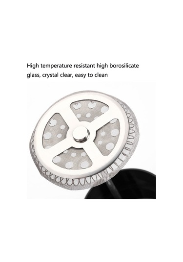 Household Hand Brewed Coffee French Filter Press Pot Glass Tea Maker 1000ml Diğer