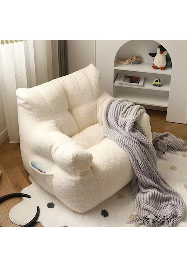 Sarı Sevimli Tembel Kanepe Mini Boş Koltuk Karikatür Çocuk Kanepe Okuma Erkek Ve Kadın Basit Kanepe Bebek Kanepe Sarı