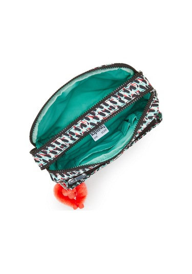 Kıplıng Abanu M Orta Boy Omuz Çantası Desenli Abstract Prınt Çok Renkli