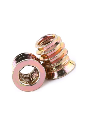 Vkemall Ahşap İşçilik İçin Çelik Konik Somun, Dış Dişli İç Sekizgen, Pas Koruyucu, 20 Adet M6 25mm Diğer